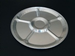 16inch round aluminum serving tray