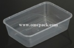 M650 PP rectangular food container 650ml