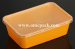 M750 PP takeaway container with lid 750ml