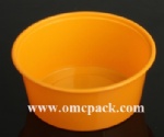 M12 Plastic round food container 12oz
